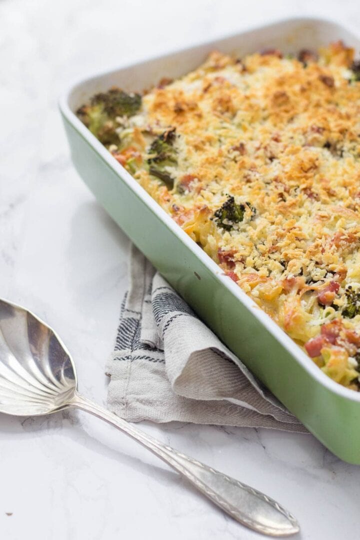 Asparagus & Pancetta Baked Pasta • The Cook Report