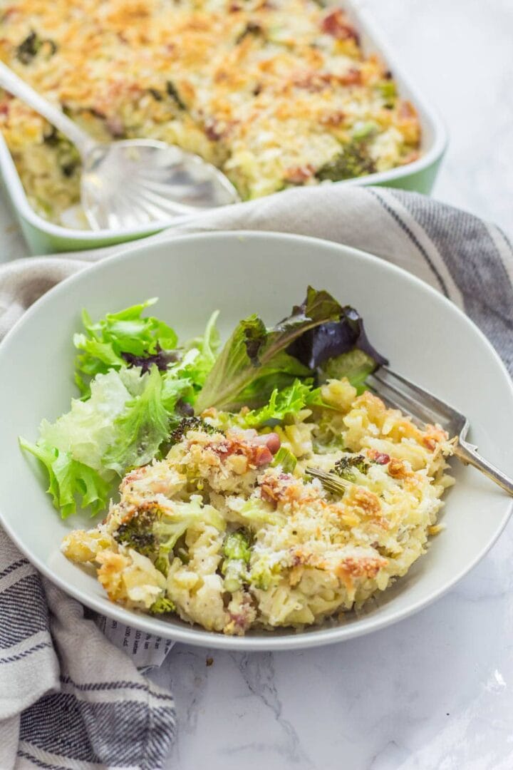 Asparagus & Pancetta Baked Pasta • The Cook Report