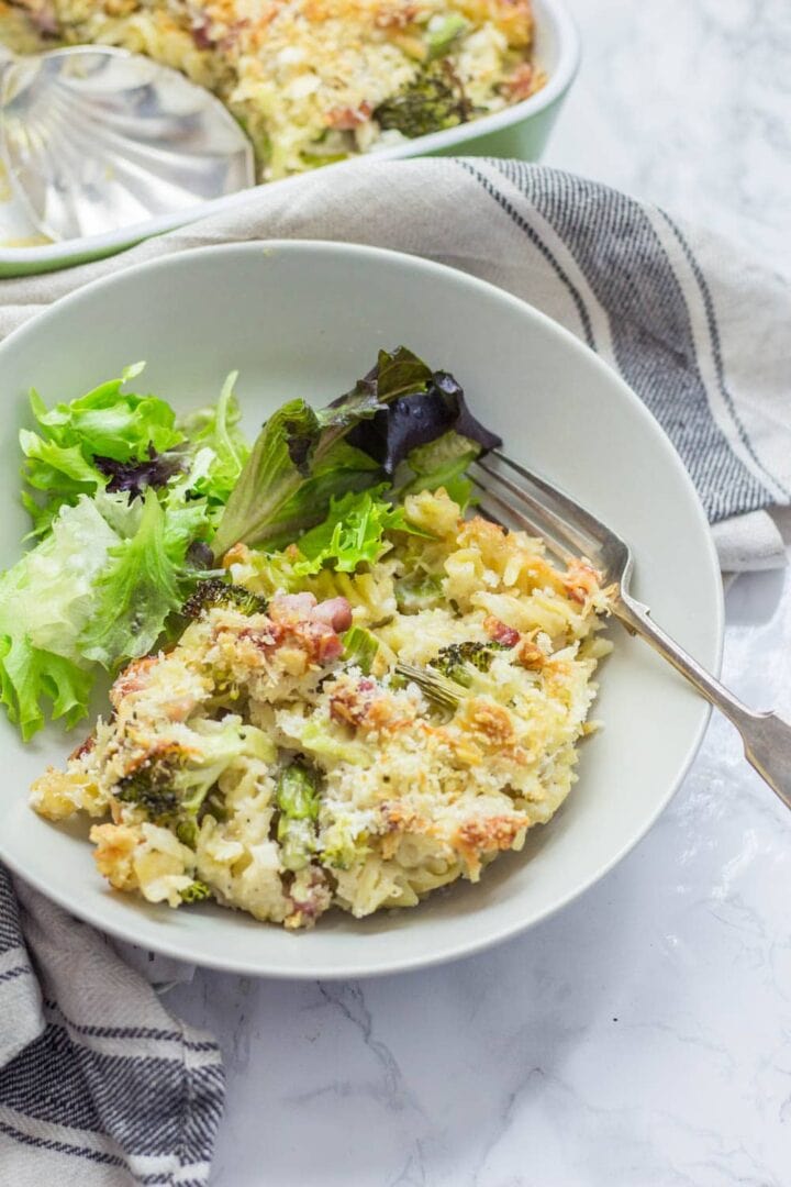 Asparagus & Pancetta Baked Pasta • The Cook Report
