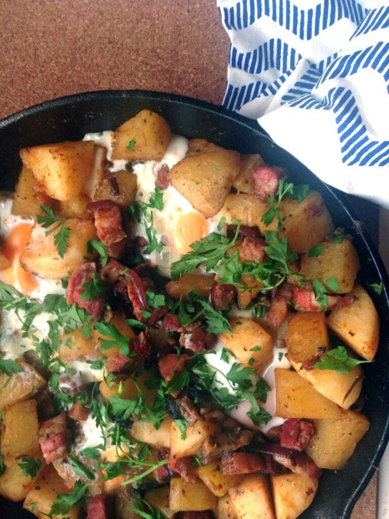 Potato, Bacon and Mushroom Hash • The Cook Report