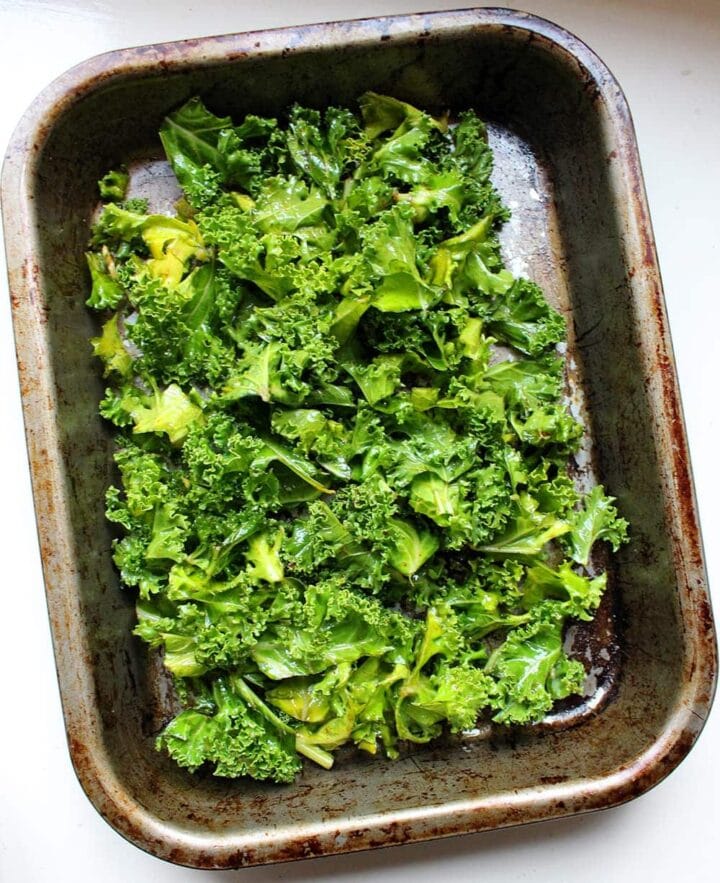 Panko Aubergine & Egg Sandwiches with Kale Chips • The Cook Report