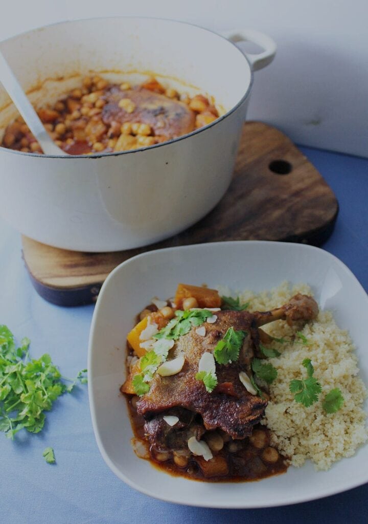 Duck Tagine With Chickpeas and Butternut Squash • The Cook Report