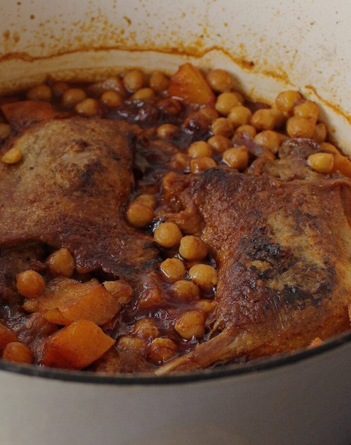 Duck Tagine With Chickpeas and Butternut Squash • The Cook Report