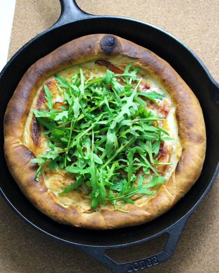 Prosciutto & Rocket Skillet Pizza • The Cook Report