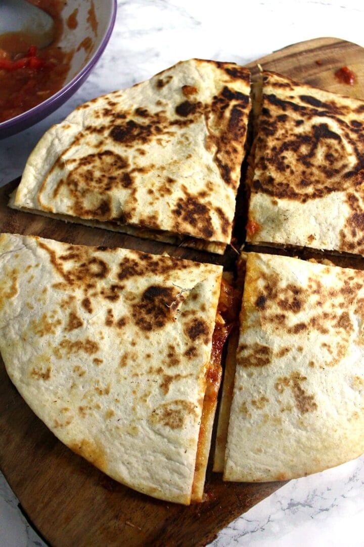 Slow Cooker Chipotle Chicken Quesadillas • The Cook Report