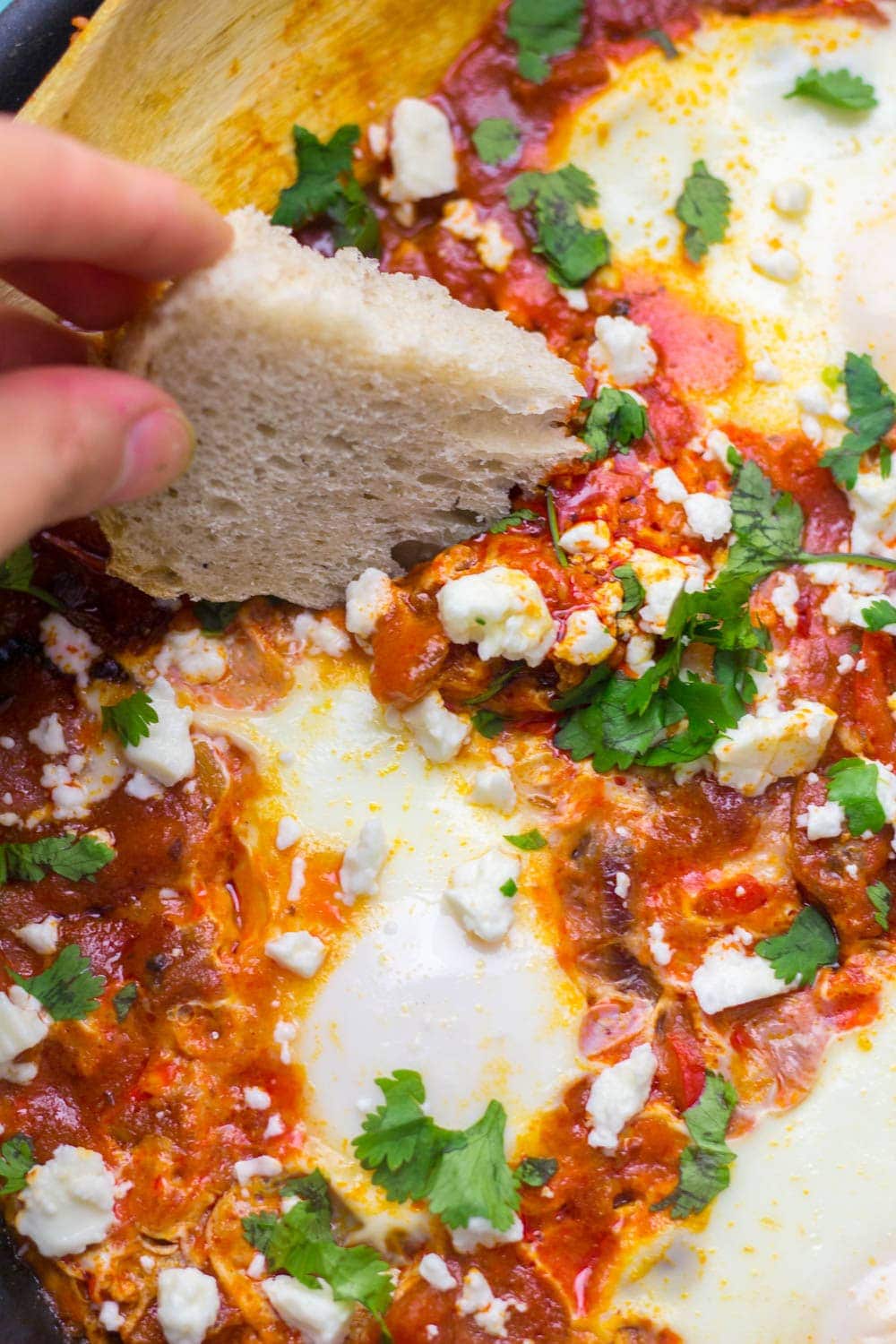 This chorizo shakshuka is full of smoky flavour from the chorizo and smoked paprika. Serve with crusty bread for those runny yolks and a dollop of yoghurt.