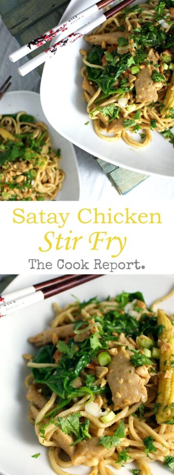 Satay Chicken Stir Fry Recipe • The Cook Report