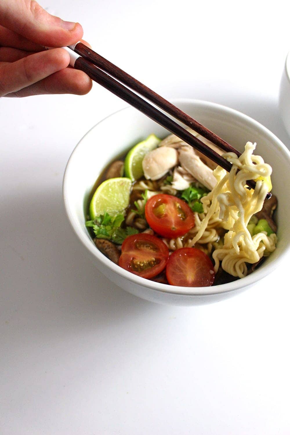 This Thai ramen is perfectly balanced between sweet, salty and spicy! 