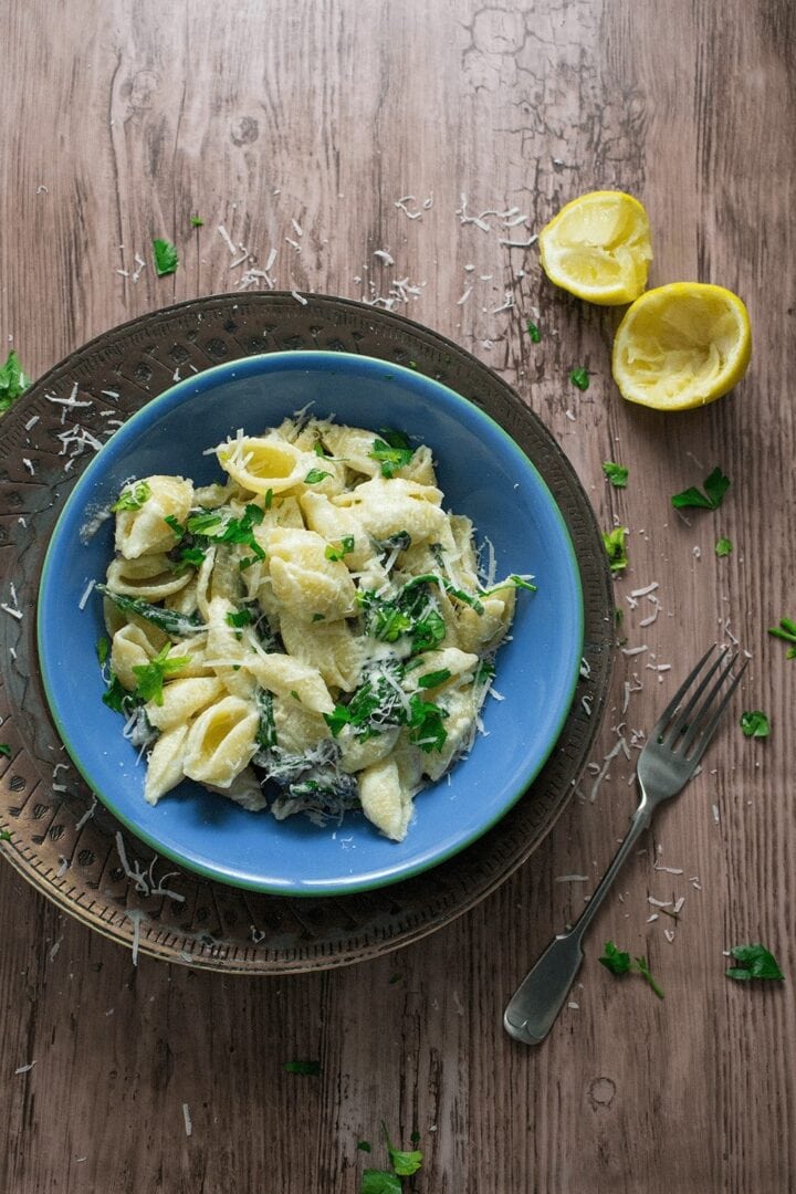 Lemon Garlic Sour Cream Pasta • The Cook Report