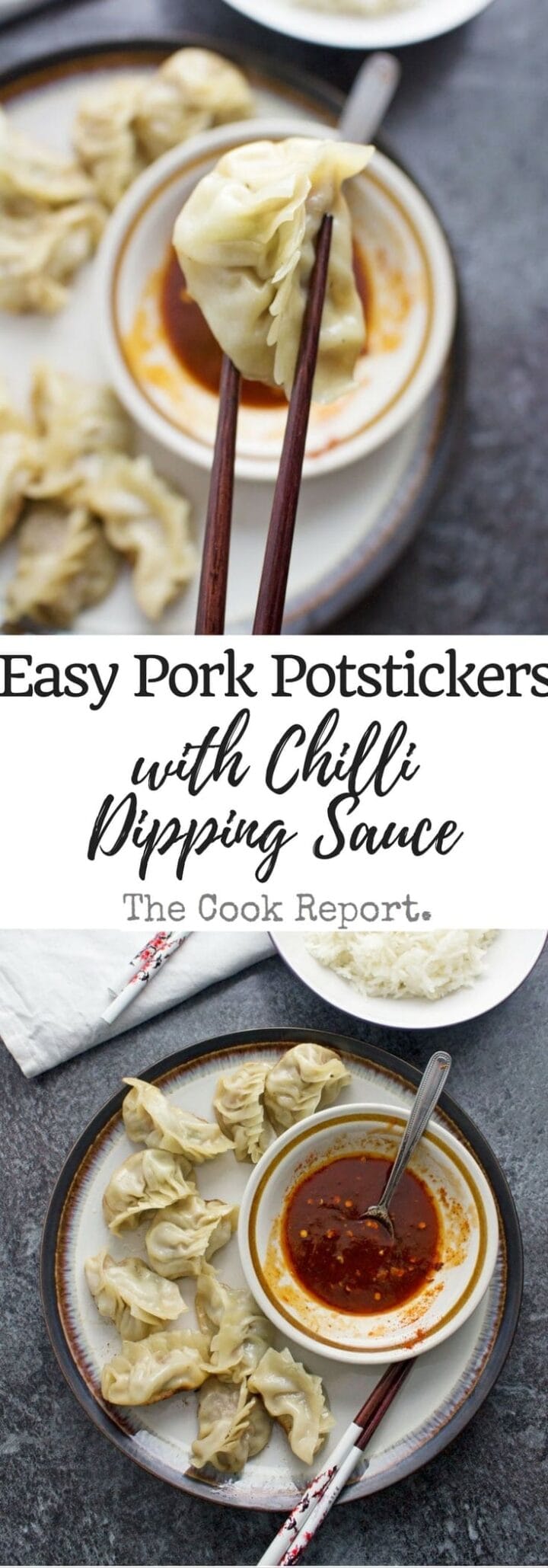 Pork Potstickers with a Chilli Dipping Sauce • The Cook Report