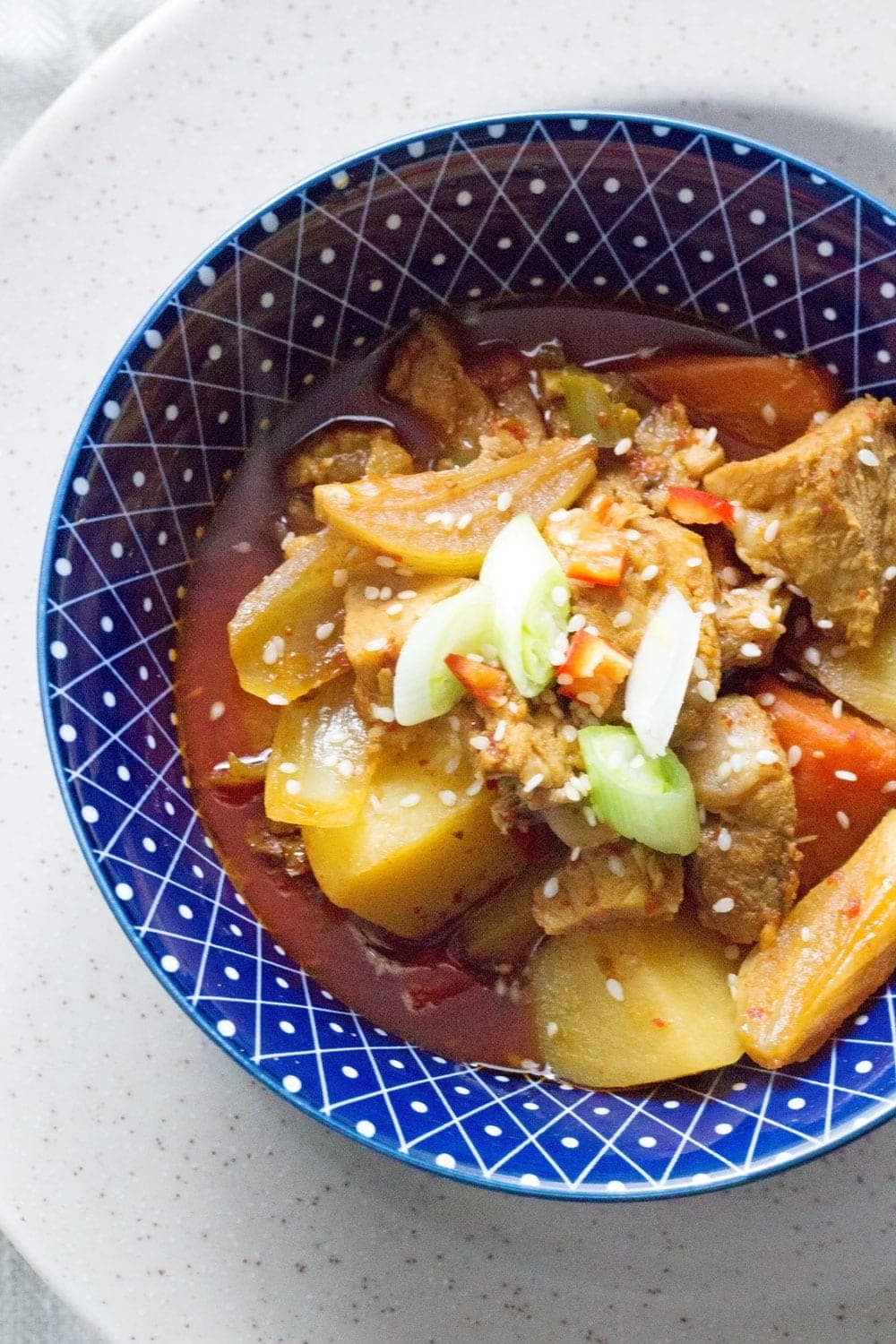 Slow Cooker Korean Pork & Potato Stew • The Cook Report