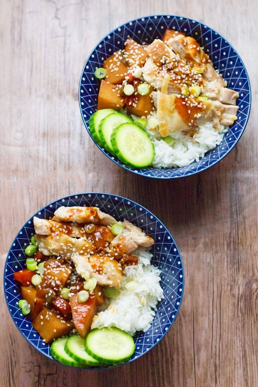 Spicy Korean chicken & potato stew, or dakdoritang, has the perfect balance of sweet and spicy from the use of gochujang and sugar in the broth.