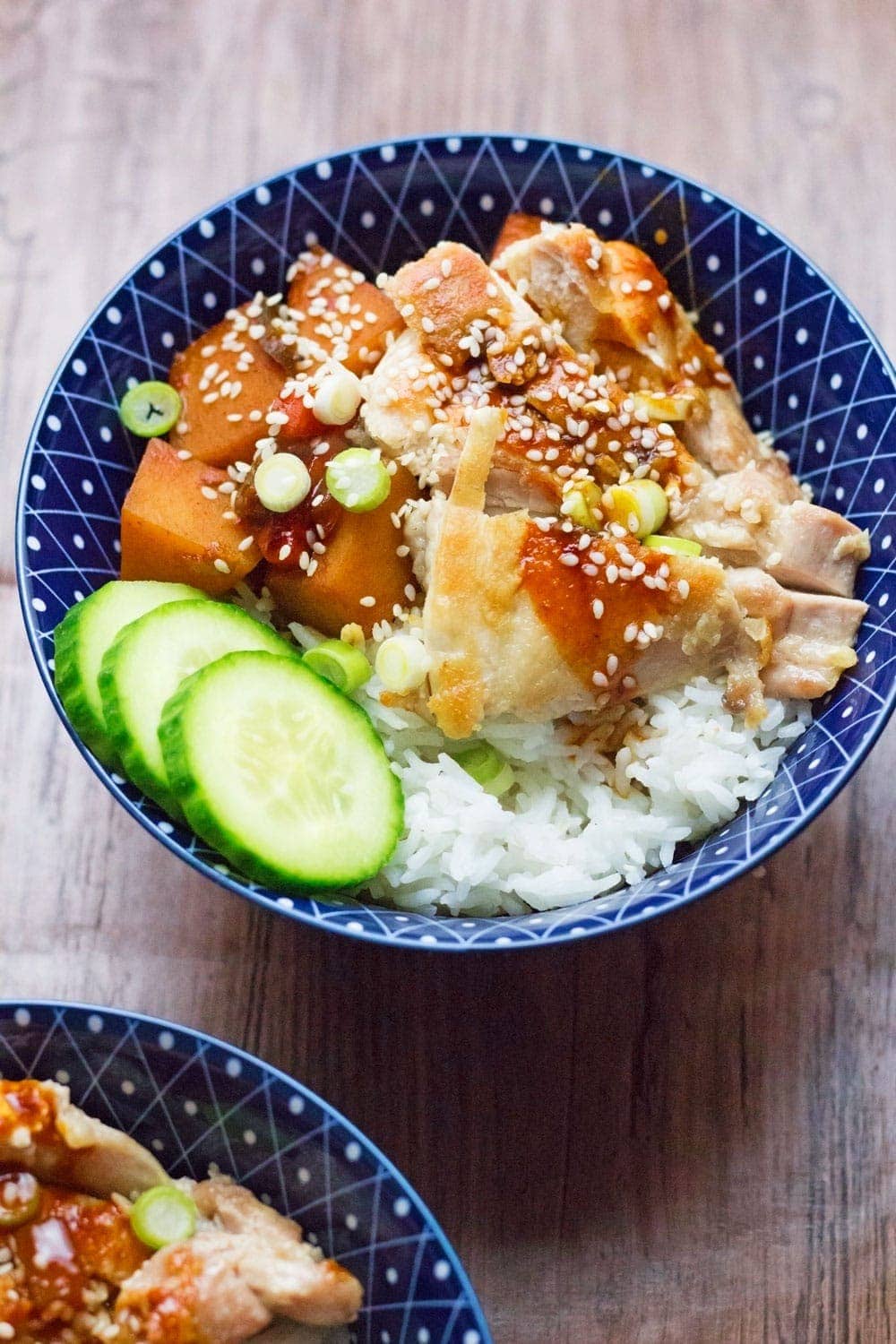 Spicy Korean chicken & potato stew, or dakdoritang, has the perfect balance of sweet and spicy from the use of gochujang and sugar in the broth.