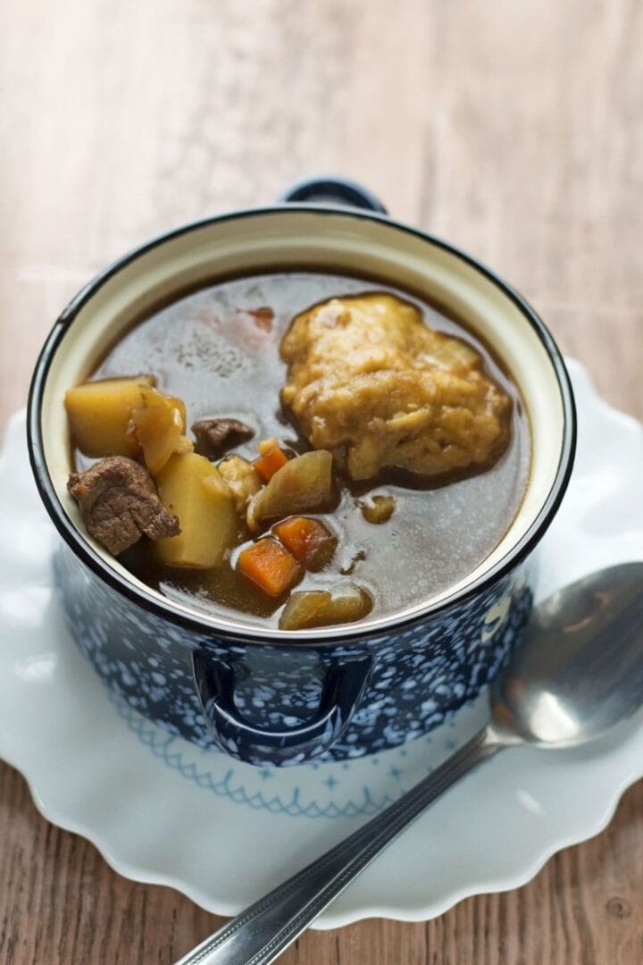 Beef Vegetable Soup with Dumplings • The Cook Report