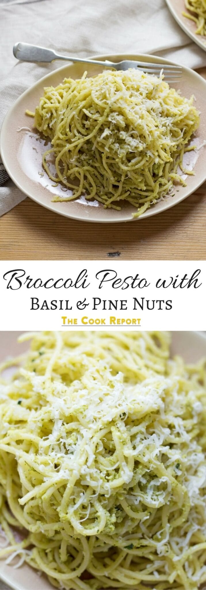 Broccoli Pesto with Basil and Pine Nuts • The Cook Report