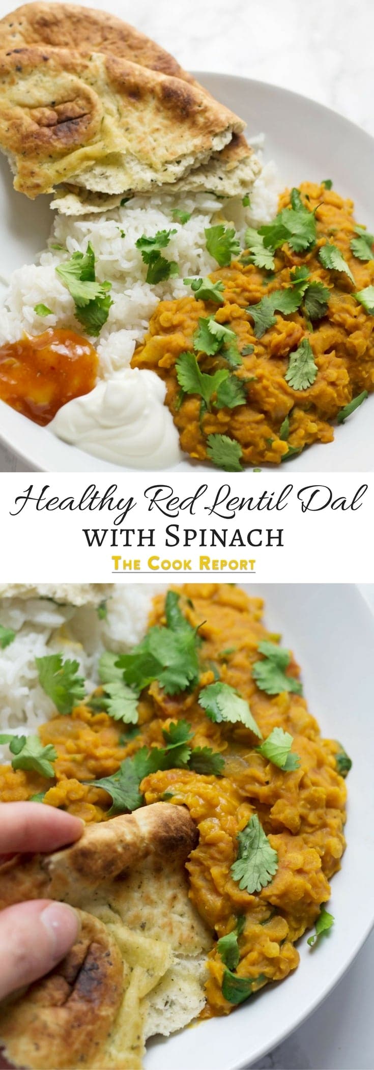 This red lentil dal is perfect when you're craving that curry flavour but you want something quick and healthy. Serve with yoghurt and mango chutney.