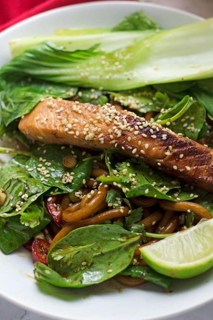 Teriyaki Salmon With Udon Noodles The Cook Report