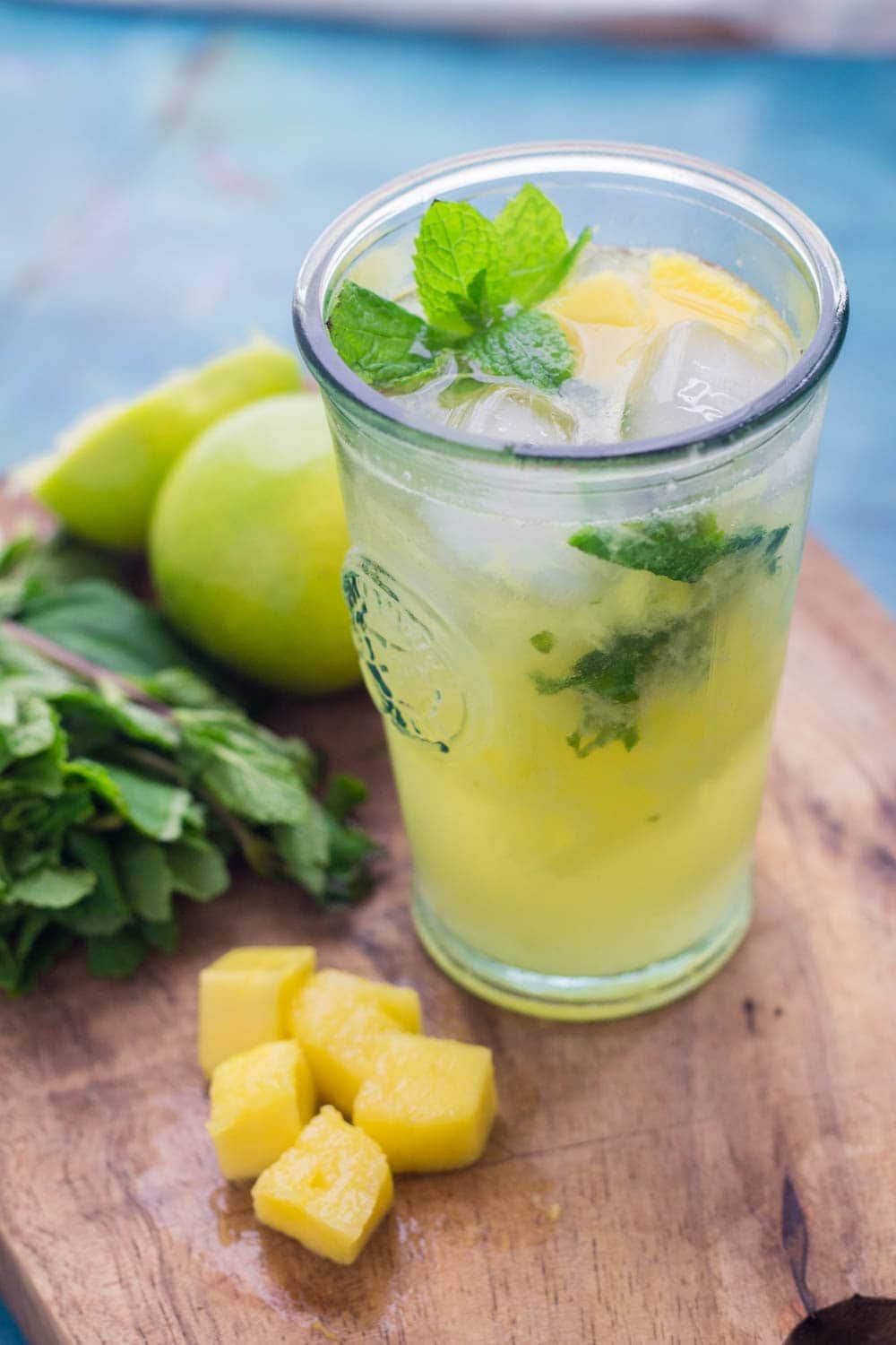 Serve these mango mojitos and Cuban fish tacos at your next party! The mojito uses a classic recipe with a delicious tropical twist.