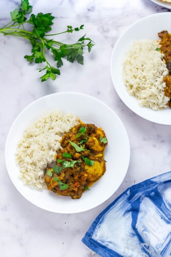 Pressure Cooker Curry with Potato & Aubergine • The Cook Report