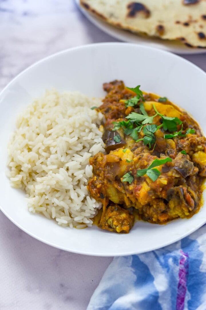 Pressure Cooker Curry with Potato & Aubergine • The Cook Report