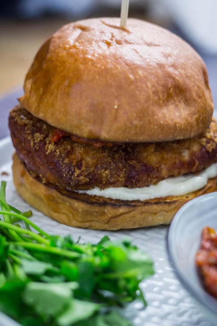 Panko Halloumi Sandwich with Kasundi • The Cook Report