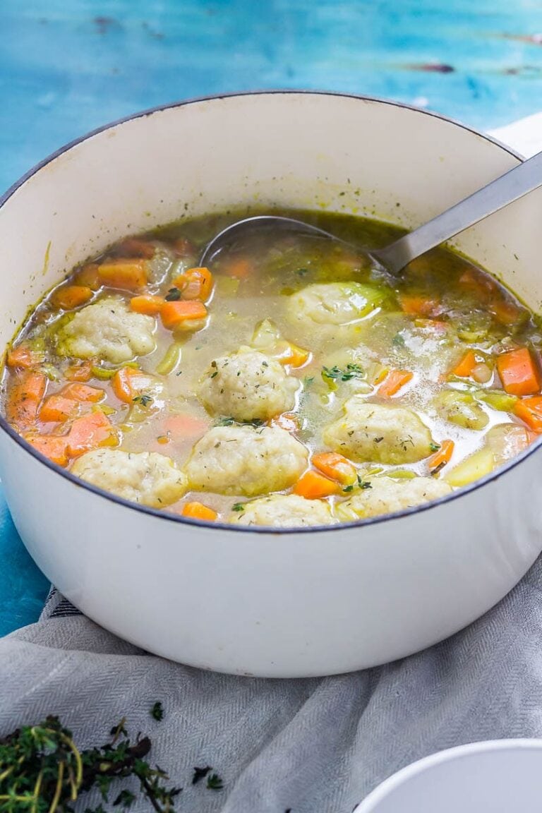 Vegetable Soup with Vegetarian Dumplings • The Cook Report