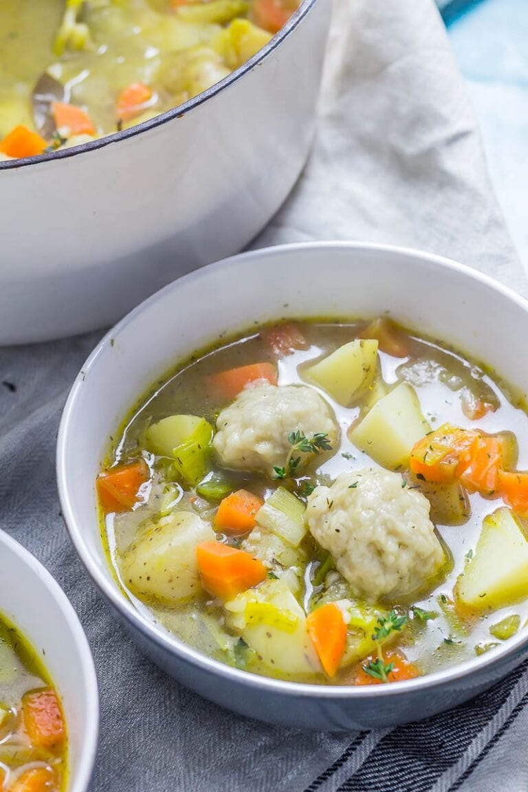 Vegetable Soup with Vegetarian Dumplings • The Cook Report