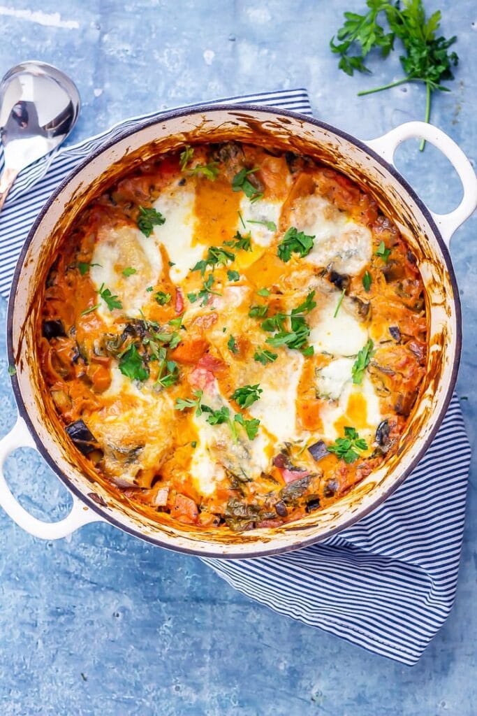 Easy One Pot Vegetarian Lasagne • The Cook Report