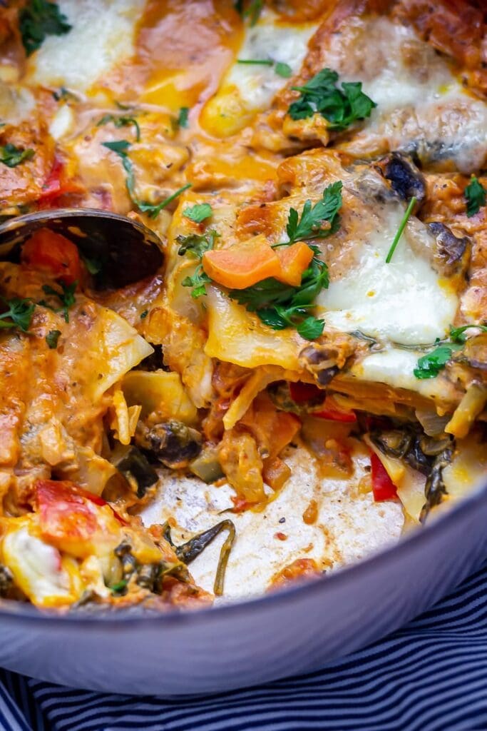 Easy One Pot Vegetarian Lasagne • The Cook Report