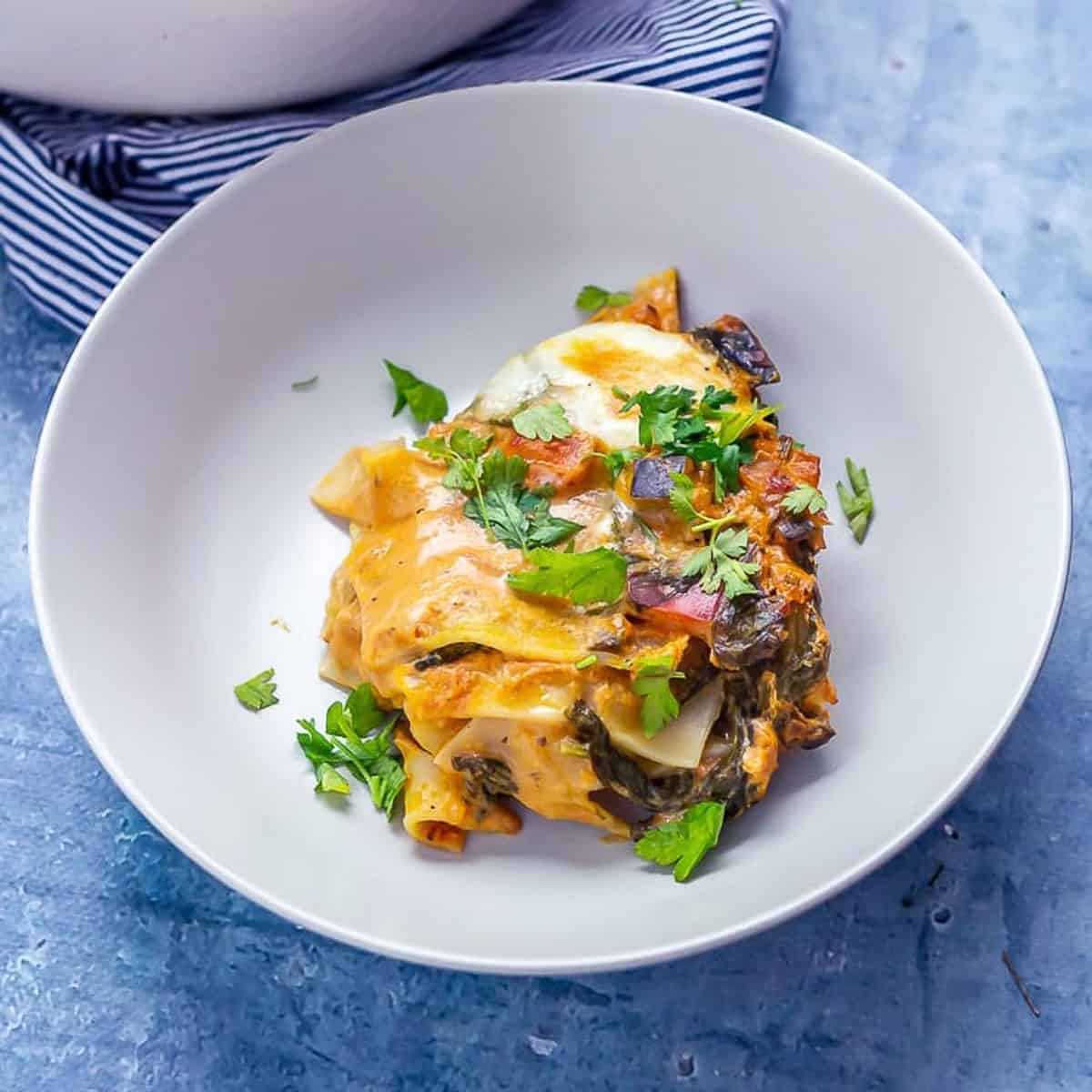 Easy One Pot Vegetarian Lasagne • The Cook Report