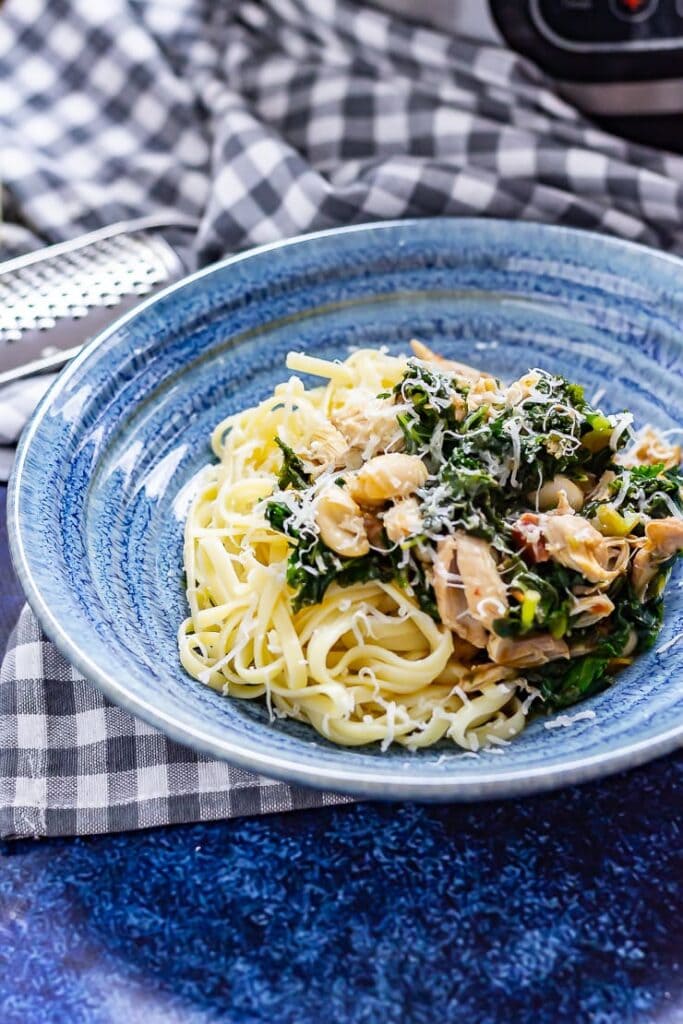 Pressure Cooker Chicken Casserole with Kale & White Beans • The Cook Report