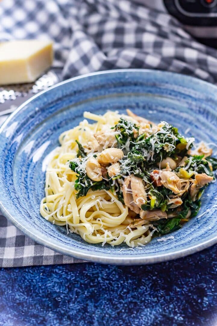 Pressure Cooker Chicken Casserole with Kale & White Beans • The Cook Report