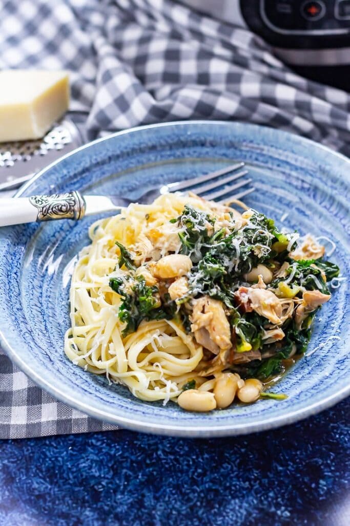 Pressure Cooker Chicken Casserole with Kale & White Beans • The Cook Report