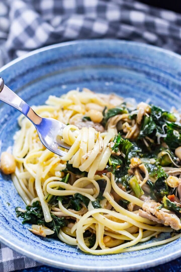 Pressure Cooker Chicken Casserole with Kale & White Beans • The Cook Report