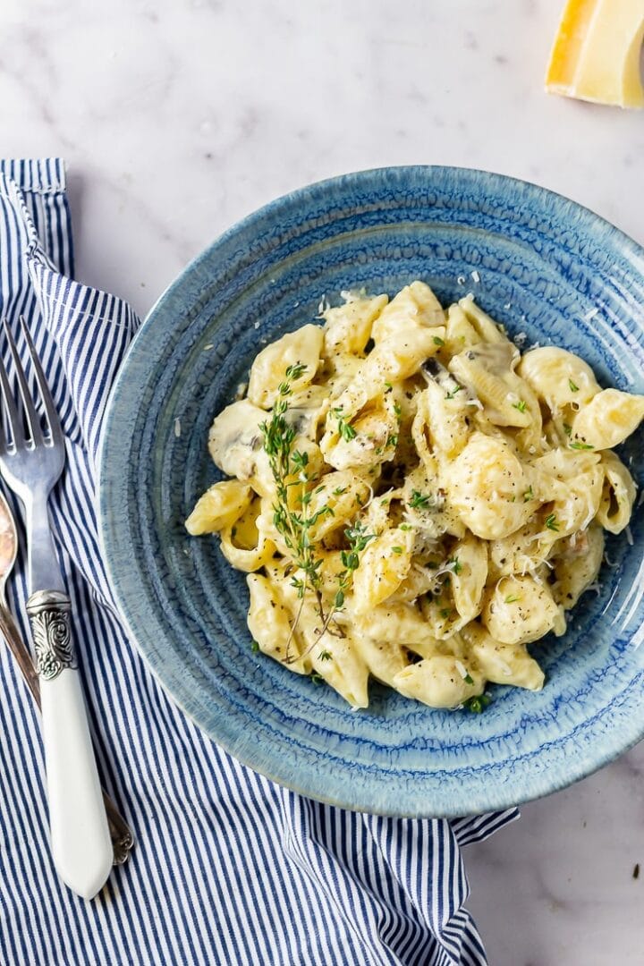 Creamy Mushroom Pasta with Thyme • The Cook Report