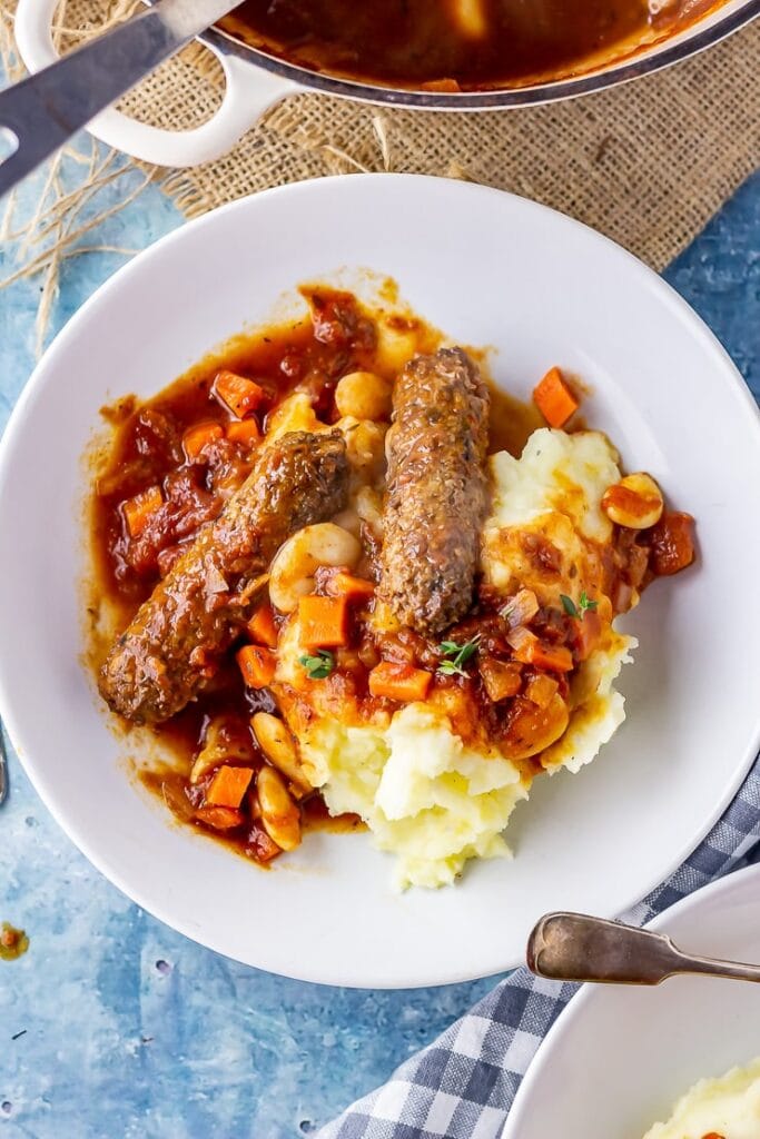 Vegetarian Sausage Casserole • The Cook Report