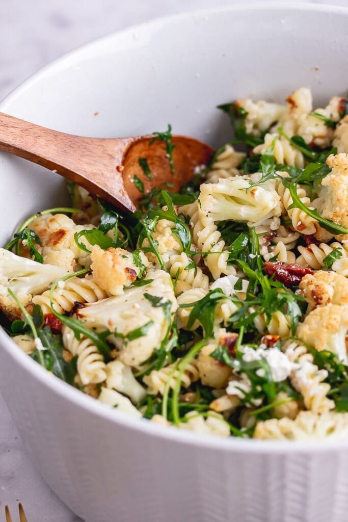 Roasted Cauliflower Pasta With Zingy Dressing The Cook Report