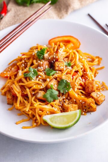 Spicy Noodles with Crispy Tofu • The Cook Report