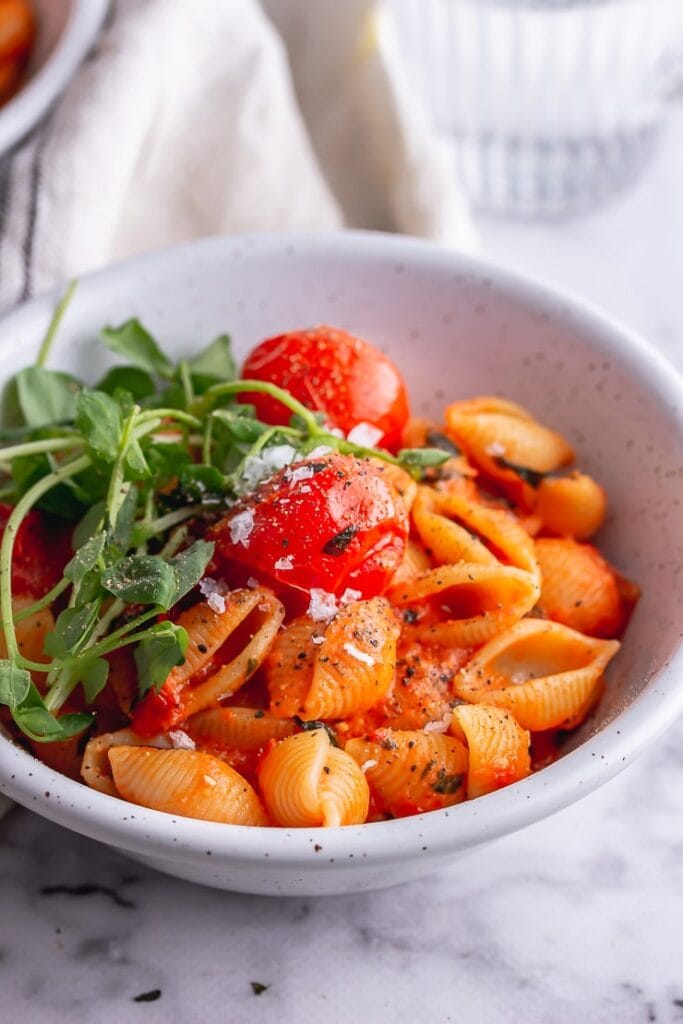 Tomato Pasta with Goat's Cheese • The Cook Report