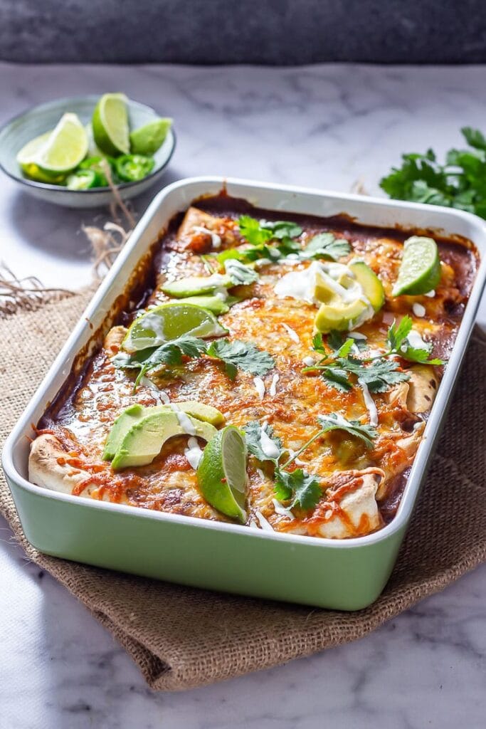 Vegetarian Enchiladas with Quinoa • The Cook Report