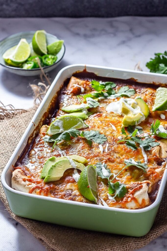 Vegetarian Enchiladas with Quinoa • The Cook Report