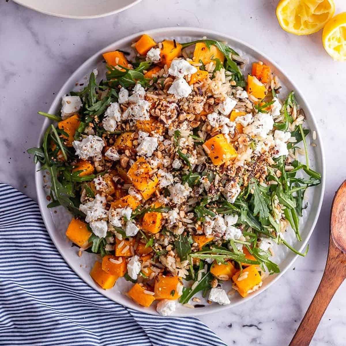 Butternut Squash Salad with Wild Rice • The Cook Report