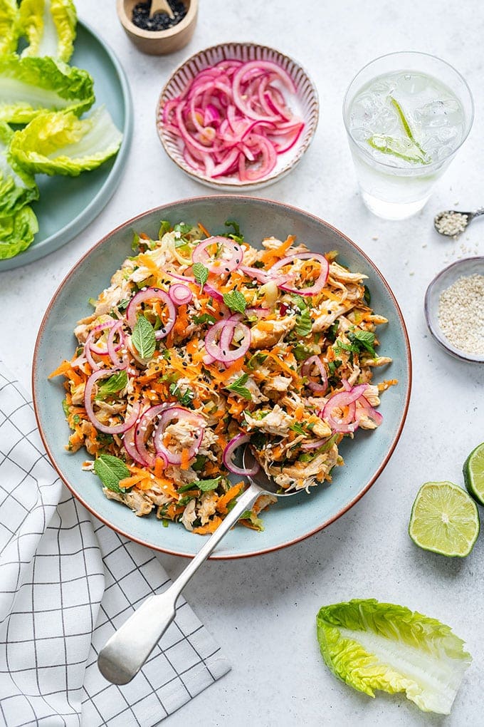 20 Minute Dinners: Light Satay Chicken Salad