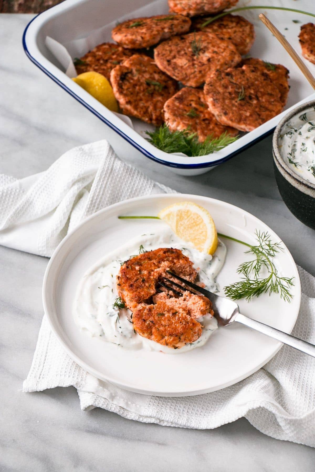 Dilly Salmon Cakes