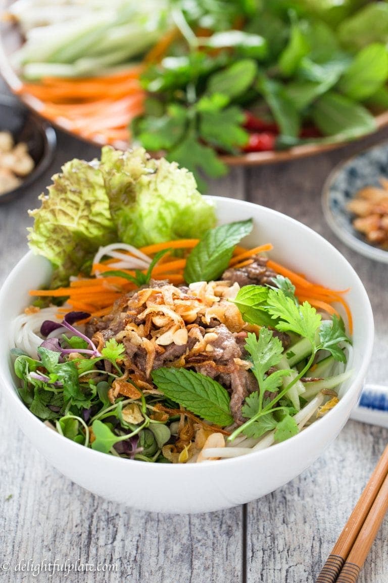 Vietnamese Beef Noodle Salad