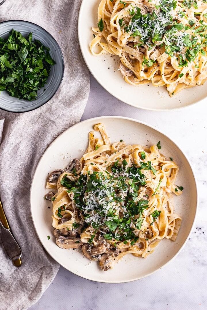 15 Minute Mushroom Tagliatelle • The Cook Report