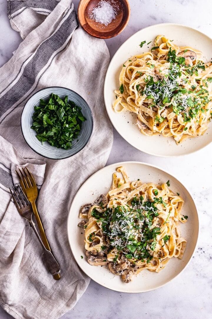 15 Minute Mushroom Tagliatelle • The Cook Report