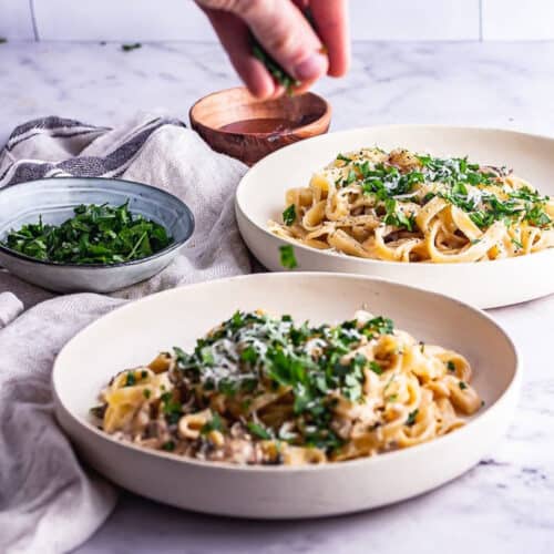 15 Minute Mushroom Tagliatelle • The Cook Report