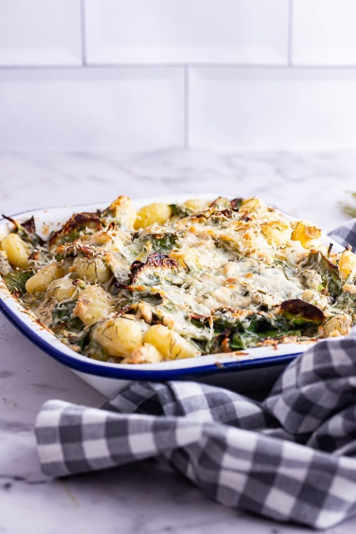 Salmon Gnocchi Bake with Spinach • The Cook Report