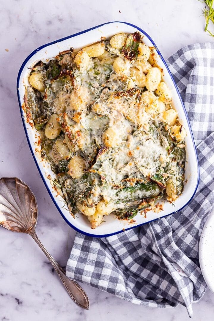 Salmon Gnocchi Bake with Spinach • The Cook Report